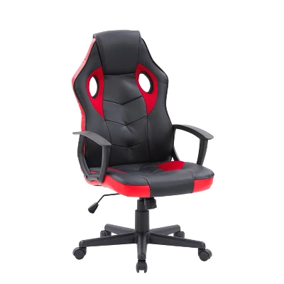 Mad Dog Gaming Chair Black And Red - CorLiving - Image 2