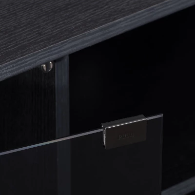 Fiji TV Stand For TVs Up To 80" Black - CorLiving - Image 7