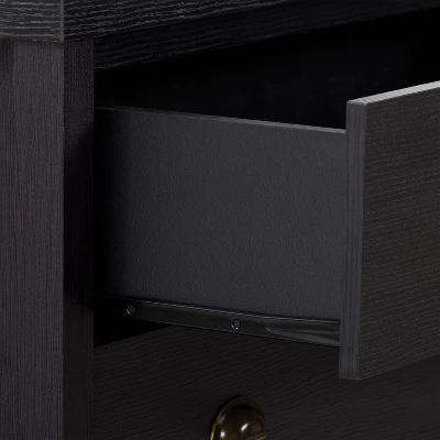 Boston 5 Drawer Dresser Black - CorLiving - Image 8