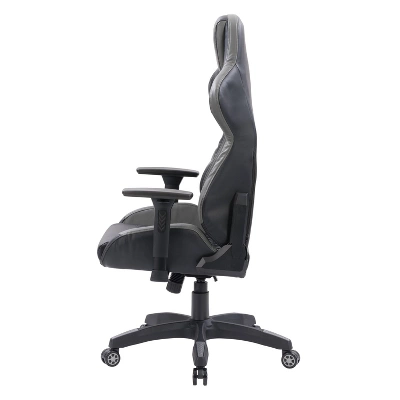 Nightshade Gaming Chair Black And Gray - CorLiving - Image 5