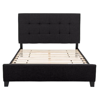 Ellery Fabric Tufted Bed - CorLiving - Image 2