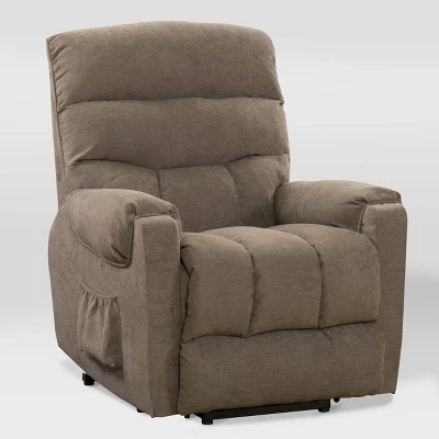 Dallas Power Lift Assist Upholstered Recliner - CorLiving - Image 11