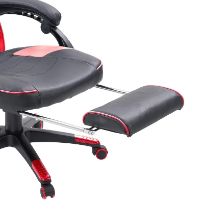 Doom Gaming Chair Black And Red - CorLiving - Image 7