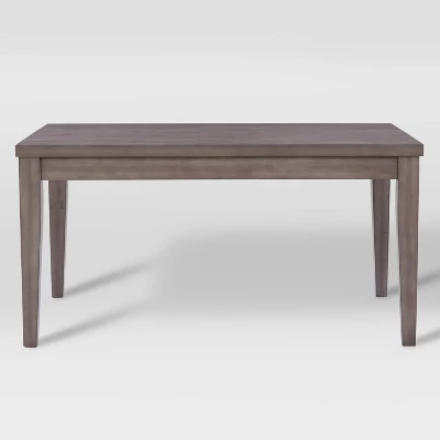 New York Wood Dining Table Washed Gray - CorLiving