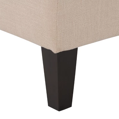 Rosewell Button Tufted Fabric Accent Bench - CorLiving - Image 7