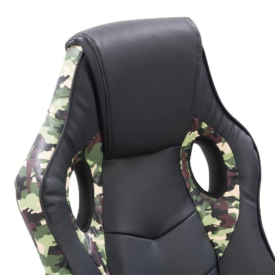 Mad Dog Gaming Chair Black And Camo - CorLiving - Image 7