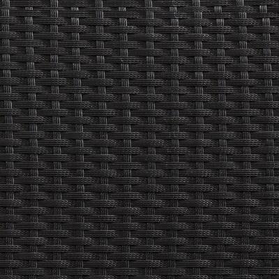 Parksville Rattan Foldable Balcony Table - Black - CorLiving - Image 8