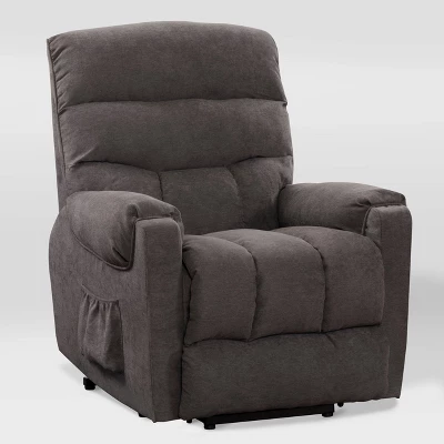 Dallas Power Lift Assist Upholstered Recliner - CorLiving - Image 12