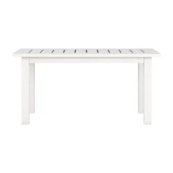 Outdoor Coffee Table - Whitewash - CorLiving