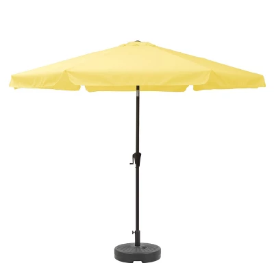 10' Tilting Market Patio Umbrella With Base - CorLiving - Image 12