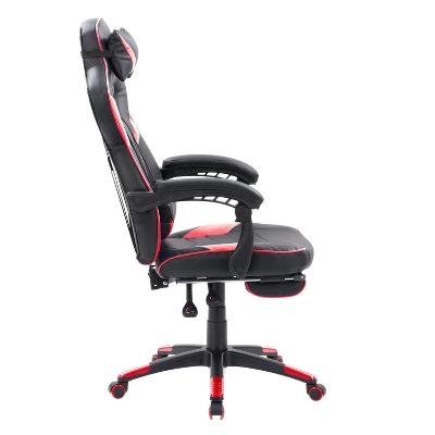 Doom Gaming Chair Black And Red - CorLiving - Image 4