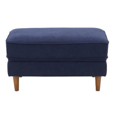 Mulberry Fabric Upholstered Modern Ottoman - CorLiving - Image 10