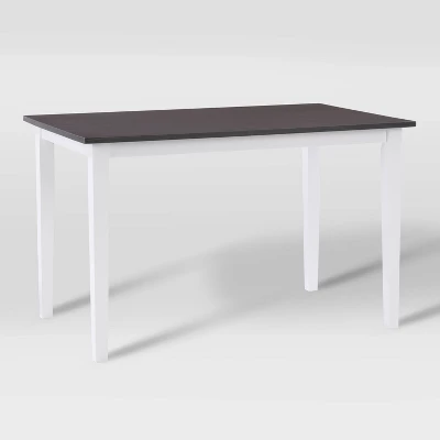 Michigan Two-Toned Wood Dining Table Gray/White - CorLiving