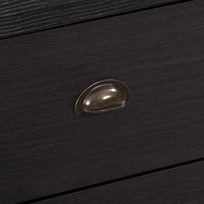 Boston 5 Drawer Dresser Black - CorLiving - Image 6