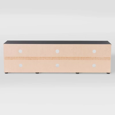 Fiji TV Stand For TVs Up To 80" Black - CorLiving - Image 3