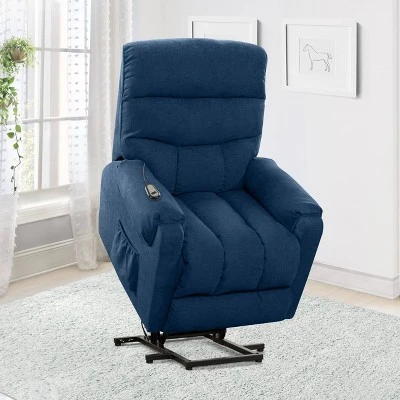 Dallas Power Lift Assist Upholstered Recliner - CorLiving - Image 13