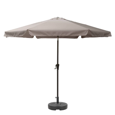 10' Tilting Market Patio Umbrella With Base - CorLiving - Image 9