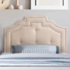 Aspen Headboard With Nailhead Trim - CorLiving