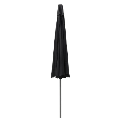 10' Tilting Market Patio Umbrella With Base - CorLiving - Image 2