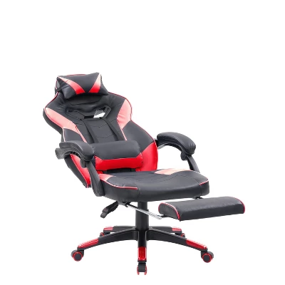 Doom Gaming Chair Black And Red - CorLiving - Image 3