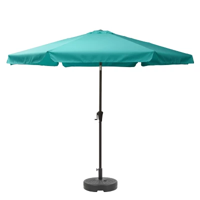 10' Tilting Market Patio Umbrella With Base - CorLiving - Image 10