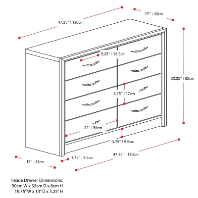 Newport 8 Drawer Dresser - CorLiving - Image 9