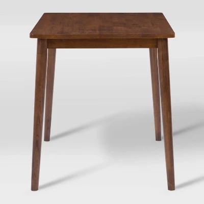 Branson Wood Dining Table Walnut Stain - CorLiving - Image 2