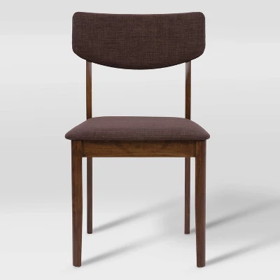 7pc Branson Wood Dining Set Walnut Stain - CorLiving - Image 3