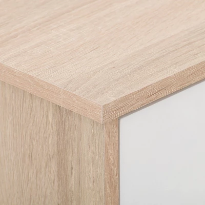 Hollywood TV Stand For TVs Up To 85" With Doors Wood Grain - CorLiving - Image 7