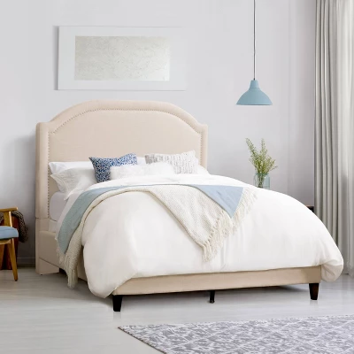 Florence Fabric Bed Frame - CorLiving - Image 6