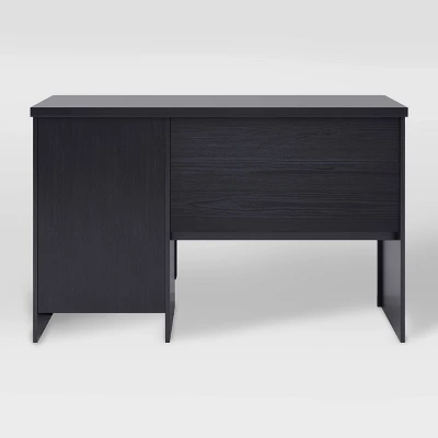 Kingston Desk With Cabinet Black/Brown - CorLiving - Image 6
