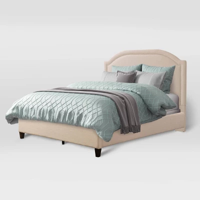Florence Fabric Bed Frame - CorLiving