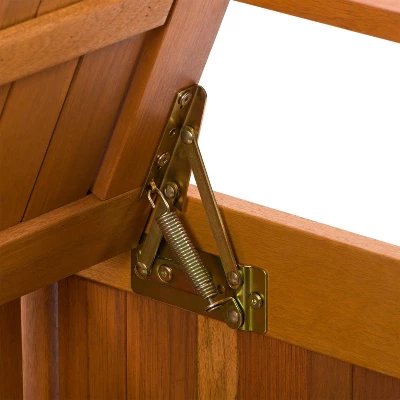 Outdoor Storage Bench - Natural - CorLiving - Image 3