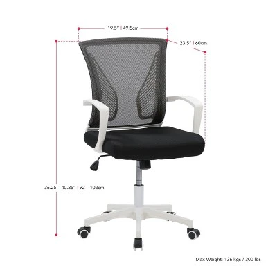 Workspace Ergonomic Mesh Back Office Chair - CorLiving - Image 11