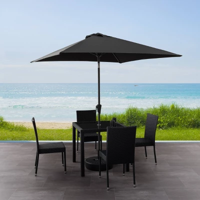 6.5' Square Titling Market Patio Umbrella - CorLiving - Image 2