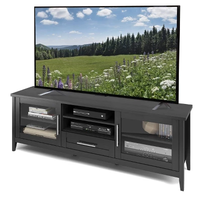 Jackson Extra Wide TV Stand For TVs Up To 80" Black - CorLiving - Image 5
