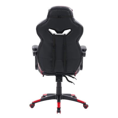 Doom Gaming Chair Black And Red - CorLiving - Image 5