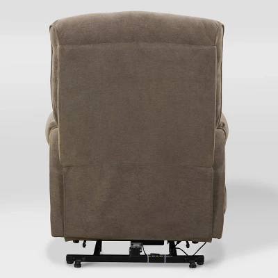 Dallas Power Lift Assist Upholstered Recliner - CorLiving - Image 5