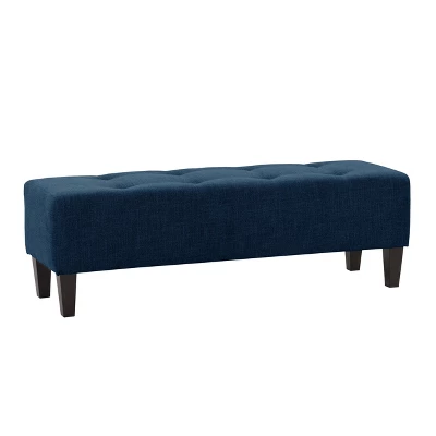 Rosewell Button Tufted Fabric Accent Bench - CorLiving - Image 11
