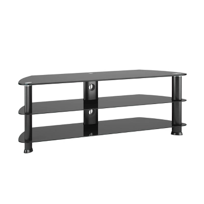 Corner TV Stand For TVs Up To 60" CorLiving Black - Image 7