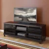 Flat Panel TV Stand For TVs Up To 60" CorLiving Ravenwood Black