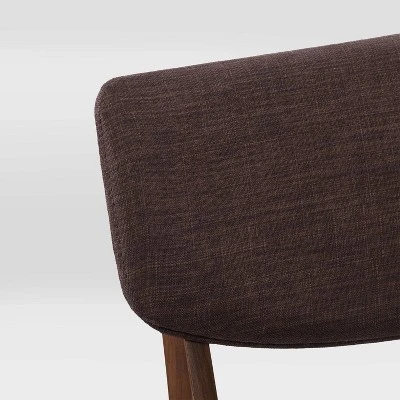 7pc Branson Wood Dining Set Walnut Stain - CorLiving - Image 7