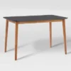 Alpine Two-Toned Dining Table Gray/Cherry Red - CorLiving